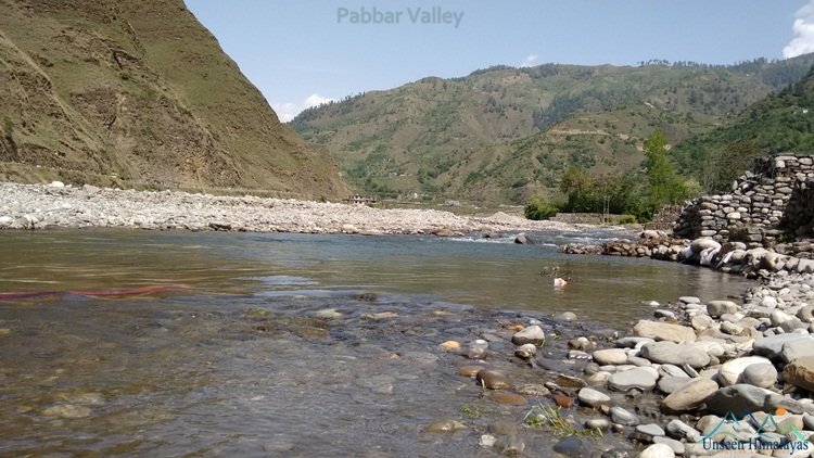 Pabbar River Rohru Shimla District Himachal Pradesh Crystal Clear Pabbar River crystal clear water Rohru Shimla district Himachal Pradesh scenic