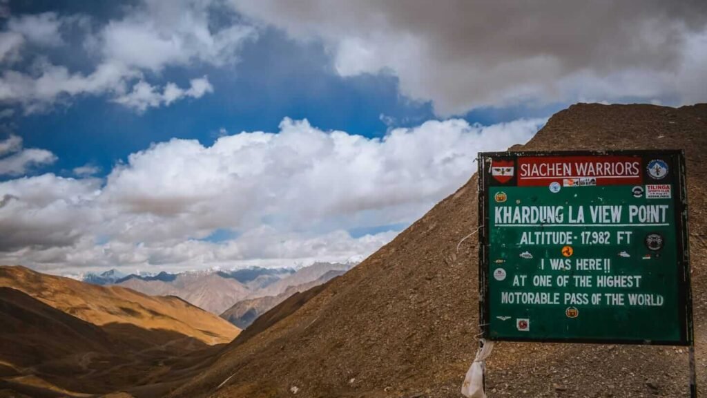 Beautiful View of Khardung La pass Unseen Himalayas